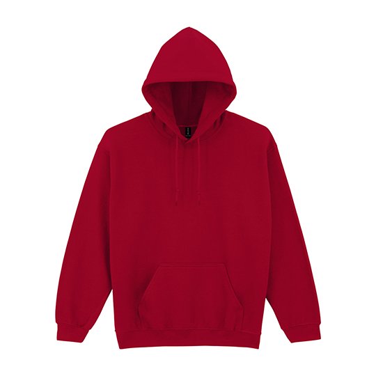 [1000065213] (18500) Heavy Blend™ Adult Hooded Sweatshirt [G18500] (S, Antique Cherry Red (Heather))