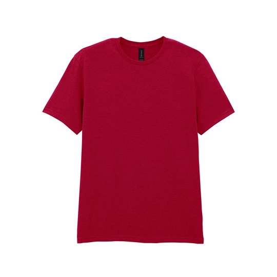 [1000067813] (64000) Softstyle® Adult T- Shirt [G64000] (S, Antique Cherry Red (Heather))