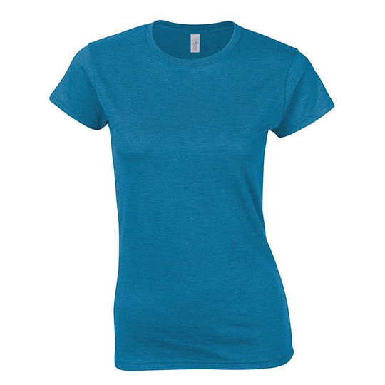 [1000068144] (64000L) Softstyle® Women´s T- Shirt [G64000L] (S, Antique Sapphire (Heather))