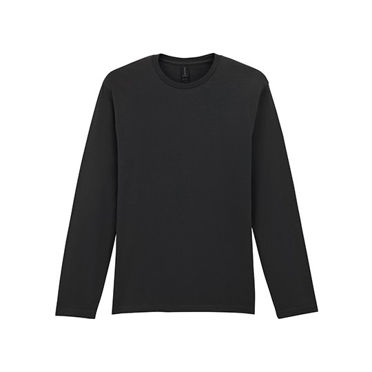 [1000068374] (64400) Softstyle® Adult Long Sleeve T-Shirt [G64400] (S, Black)