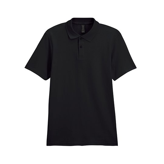 [1000209128] (64800) Softstyle® Adult Piqué Polo [G64800] (S, Black)