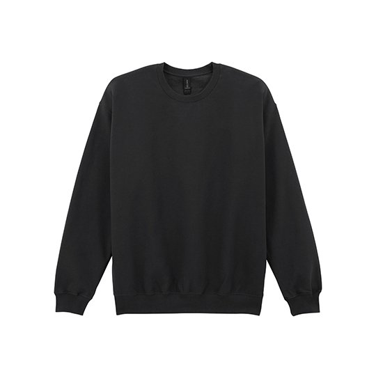 [1000338688] (SF000) Softstyle® Midweight Fleece Adult Crewneck Sweatshirt [GSF000] (S, Black)