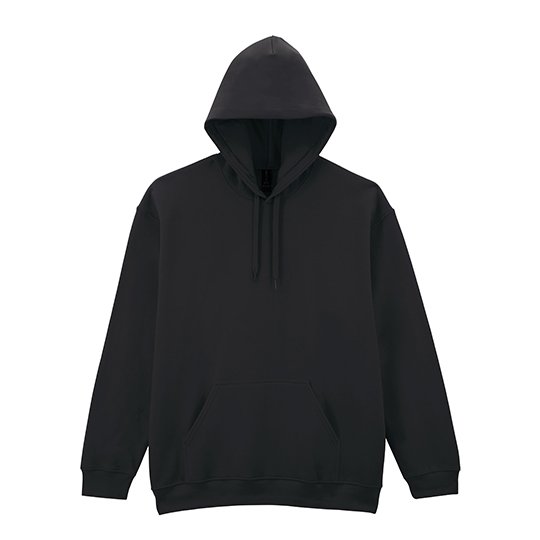 [1000338738] (SF500) Softstyle® Midweight Sweat Adult Hoodie [GSF500] (S, Black)