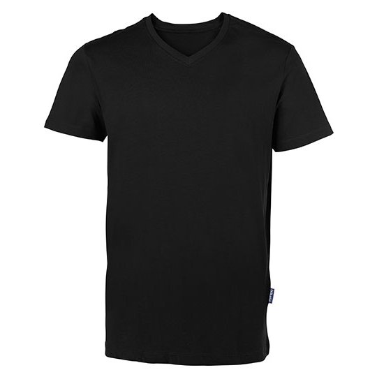 [1000266271] (102) Men´s Luxury V-Neck Tees [HRM102] (S, Black)