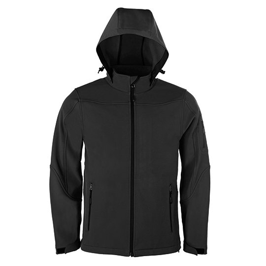 (1101) Men´s Hooded Soft-Shell Jacket