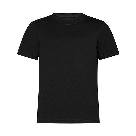 [1000332204] (2001) Kids Luxury Roundneck Tees [HRM2001] (S (128/7-8), Black)