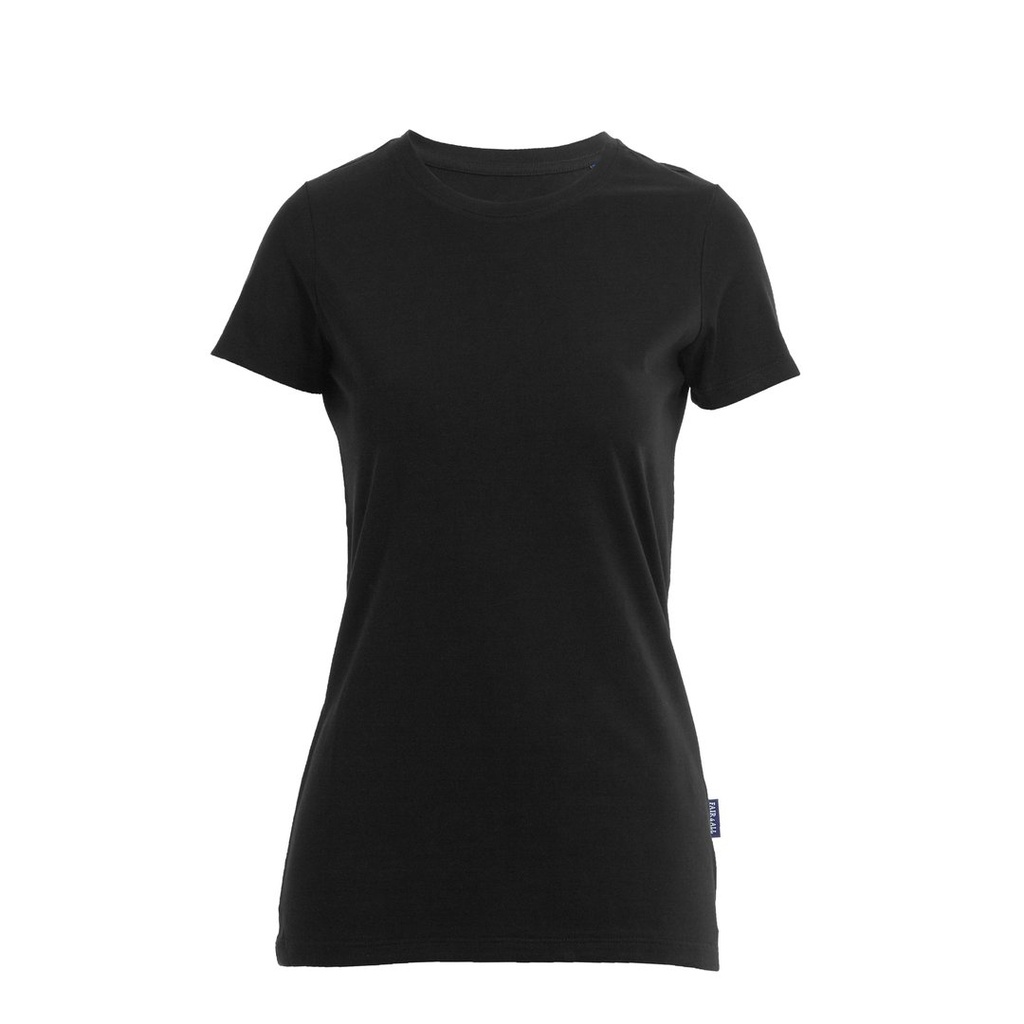 [1000266319] (201) Women´s Luxury Roundneck Tees [HRM201] (XS, Black)