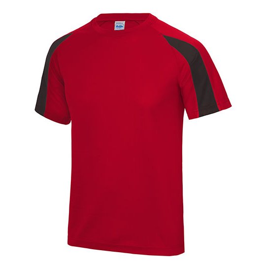 [1000077950] Kids´ Contrast Cool T [JC003J] (3/4 (XS), Fire Red / Jet Black)