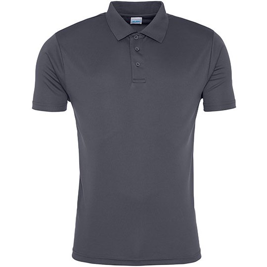 [1000209581] Cool Smooth Polo [JC021] (XS, Charcoal (Solid))