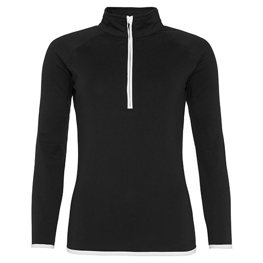 (JC036) Women´s Cool 1/2 Zip Sweat