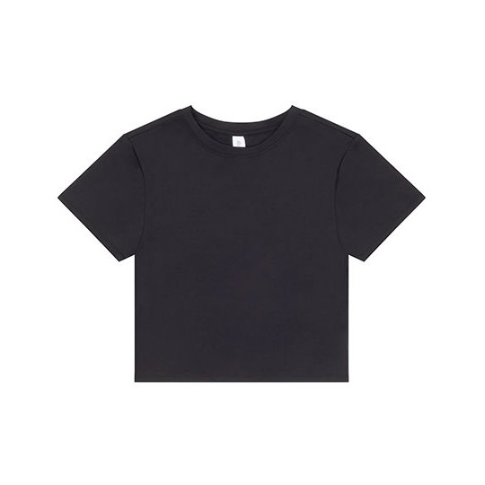[1000424544] Women's Recycled Cropped T [JC215] (XS, Jet Black)