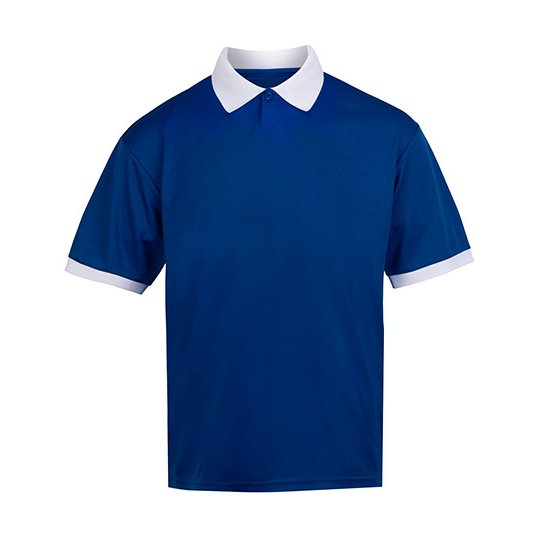 [1000416918] Retro Sports Jersey [JC442] (XS, Dark Royal / White)