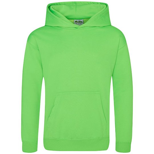 [1000080352] (JH004J) Kids´ Electric Hoodie [JH004K] (3/4 (XS), Electric Green)