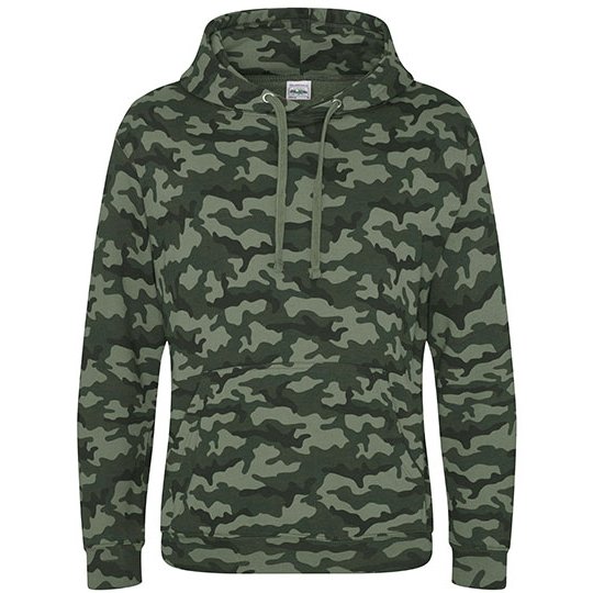 [1000225788] Camo Hoodie [JH014] (XS, Green Camo)