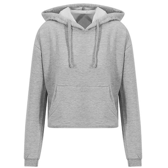 [1000255773] Women´s Cropped Hoodie [JH016] (XS, Heather Grey)