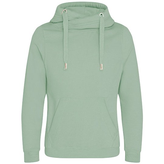 (JH021) Cross Neck Hoodie