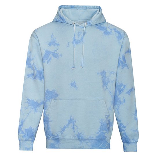 [1000326693] Tie-Dye Hoodie [JH022] (XS, Blue Cloud)