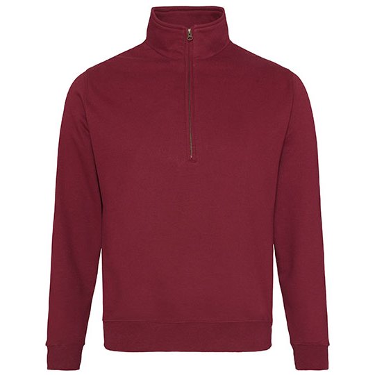 [1000081469] Sophomore 1/4 Zip Sweat [JH046] (S, Burgundy)