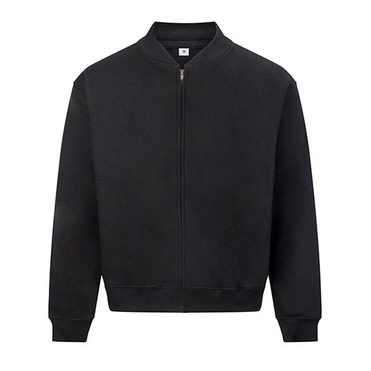 [1000417161] Signature Heavyweight Bomber Sweat [JH124] (XS, Deep Black)