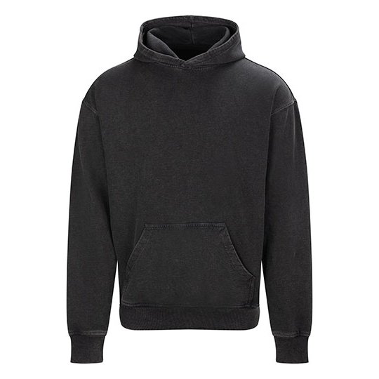 [1000417199] Vintage Washed Hoodie [JH180] (XS, Washed Black)