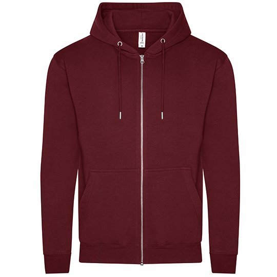 [1000311387] Organic Zoodie [JH250] (XS, Burgundy)