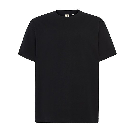 [1000422660] (TSUAOVER240) Oversize Relaxed Fit T-Shirt [JHK201] (XS, Black)