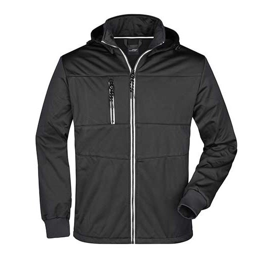 [1000087295] Men´s Maritime Jacket [JN1078] (S, Black / Black / White)