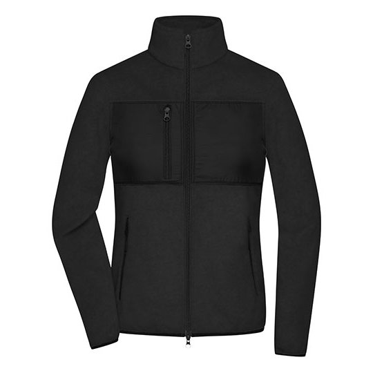 [1000348427] Ladies´ Fleece Jacket [JN1311] (XS, Black / Black)