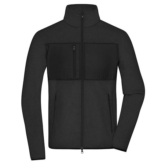 [1000348463] Men´s Fleece Jacket [JN1312] (S, Black / Black)
