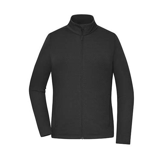 [1000422917] Ladies´ Sports Structured Fleece Jacket [JN1387] (XS, Black)