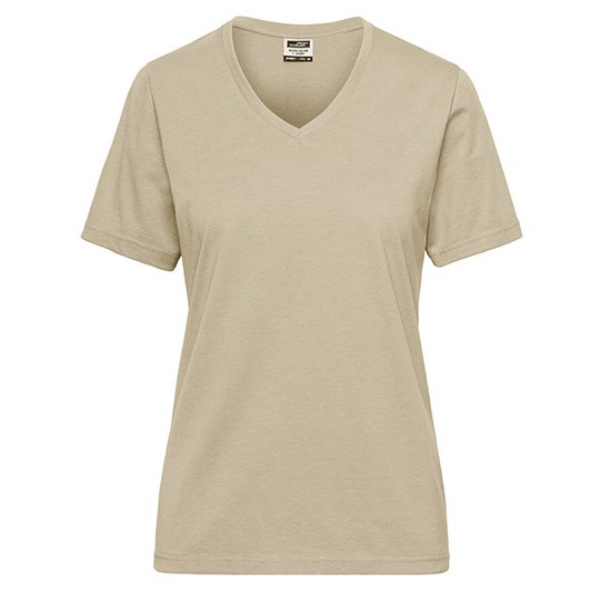 [1000317515] Ladies´ Bio Workwear T-Shirt [JN1807] (XS, Stone)