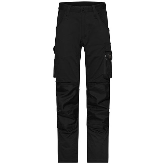[1000387148] Workwear Stretch-Pants Slim Line [JN1812] (25, Black / Black)