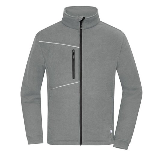 (JN1870) Fleece Jacket - Corduroy Look