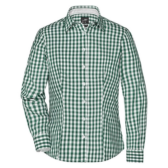 (JN616) Ladies´ Checked Blouse [JN616]