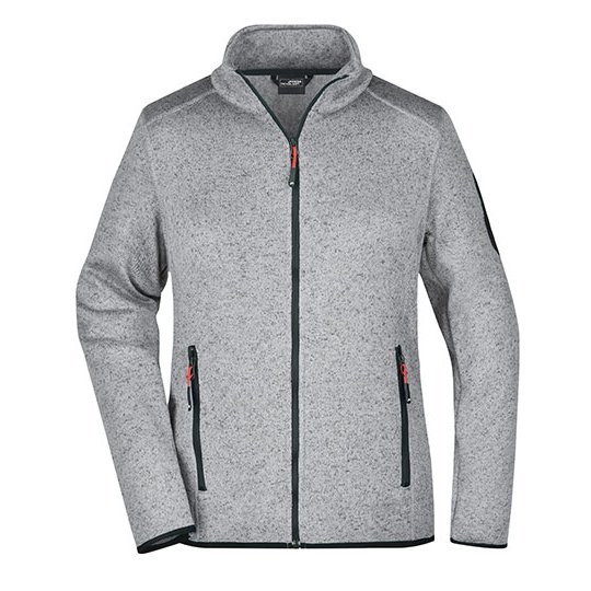 (JN761) Ladies´ Knitted Fleece Jacket