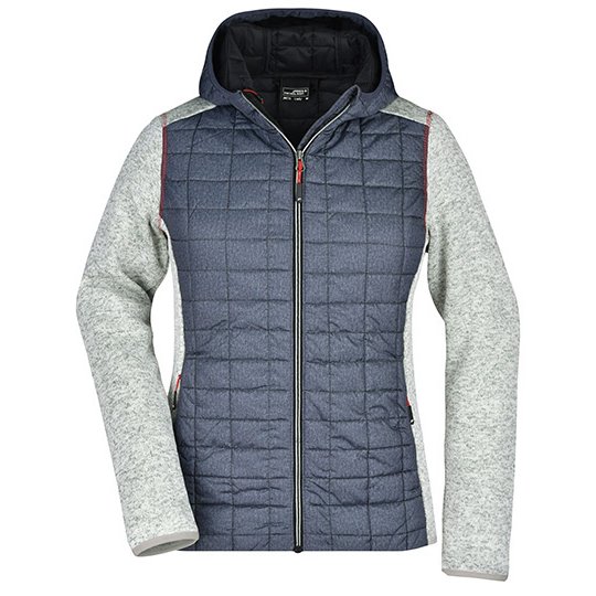 (JN771) Ladies´ Knitted Hybrid Jacket