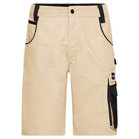 [1000318894] Workwear Bermudas -STRONG- [JN835] (42, Stone / Black)