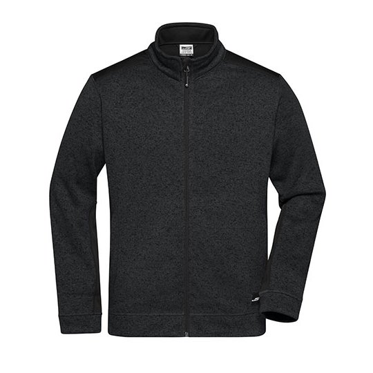 (JN862) Men´s Knitted Workwear Fleece Jacket -STRONG-
