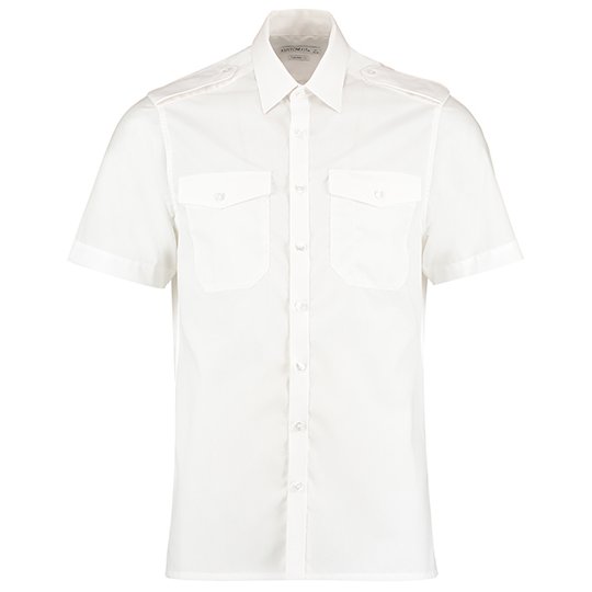 (KK133) Men´s Tailored Fit Pilot Shirt Short Sleeve [K133]