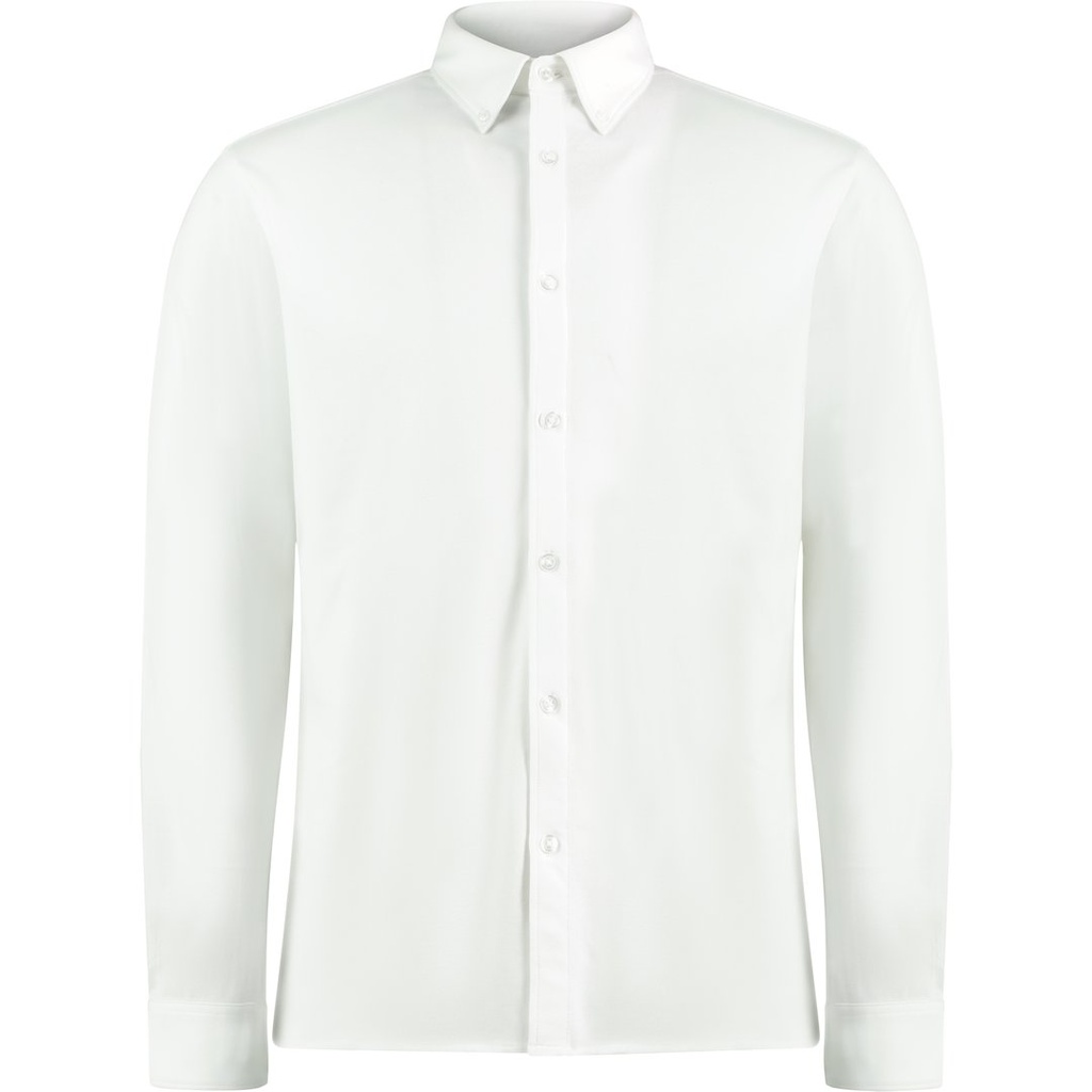 (KK143) Tailored Fit Superwash® 60º Pique Shirt Long Sleeve [K143]