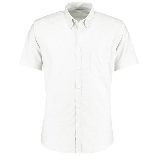 (KK183) Men´s Slim Fit Workwear Oxford Shirt Short Sleeve