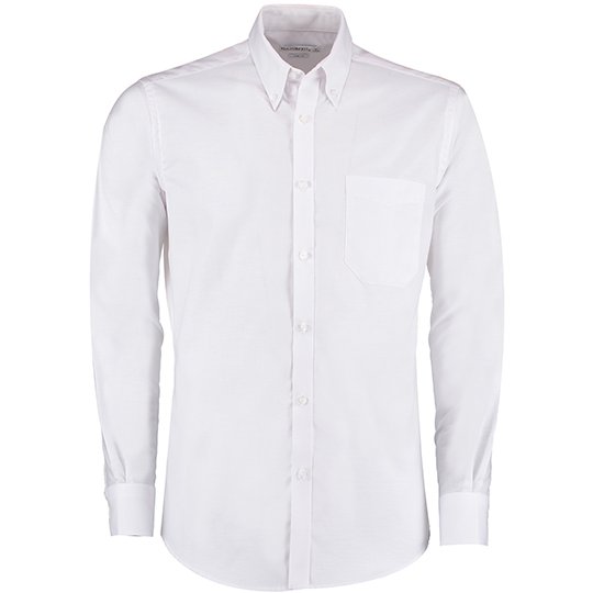 (KK184) Men`s Slim Fit Workwear Oxford Shirt Long Sleeve [K184]