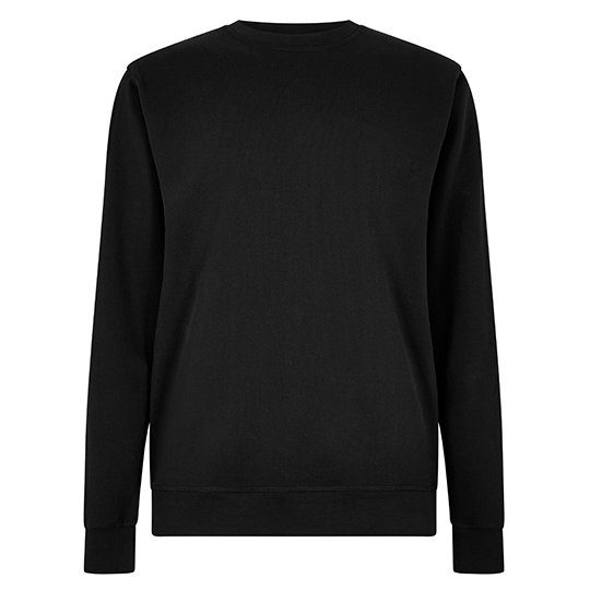 [1000387494] (KK337) Regular Fit Pique Sweatshirt [K337] (S, Black)