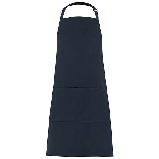 [1000327375] (KK518) Bib Superwash® 60º Pocket Apron Unisex [K518] (Navy)