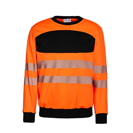 (EOSSW) EOS Hi-Vis Workwear Sweatshirt With Printing Area