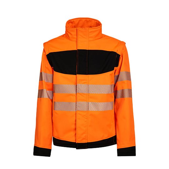 (EOSSJ) EOS Hi-Vis Workwear Softshell Jacket With Printing Area