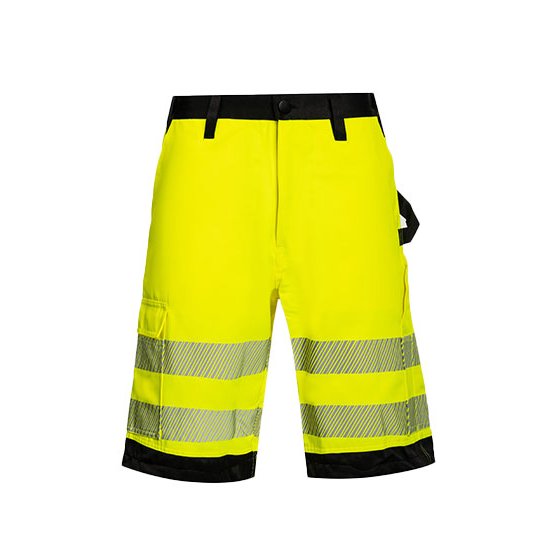 [1000351261] (EOSST) EOS Hi-Vis Workwear Shorts With Printing Areas [KX1006] (46, Signal Yellow / Black)