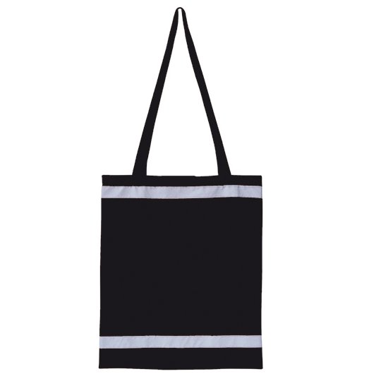 [1000111253] (KXT..LH) Warnsac® Reflective Shopping Bag With Long Handles [KX105] (Black)