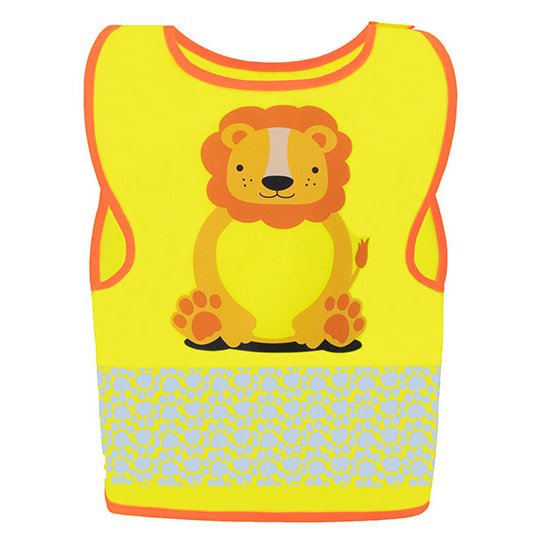 [1000357030] (FUN) Children's Safety Vest Funtastic Wildlife [KX119K] (XXS (3/4 years), Lion Yellow)