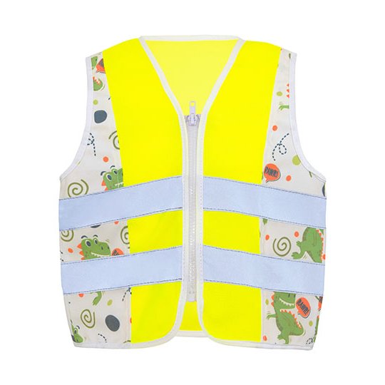 [1000385350] (ACTDIN) Children´s Safety Vest Action Dinosaurs [KX121K] (XXS (3/4 years), T-Rex)